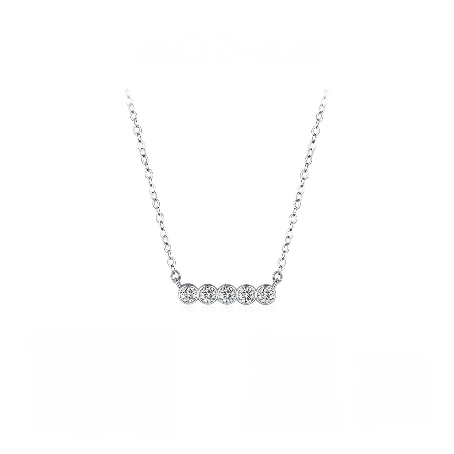 LUXE D Color Moissanite 925 Sterling Silver Cross Pendant Necklaces Sparkling Lab Diamond Link Chain Jewelry For Women Gifts