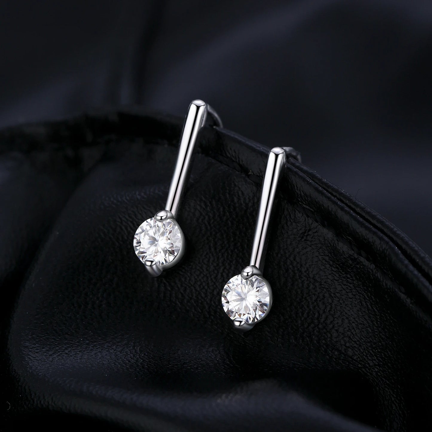 LUXE Sparkling D Color Moissanite Drop Earrings 925 Sterling Silver Classic Geometric Dangle Earrings For Women Fine Jewelry